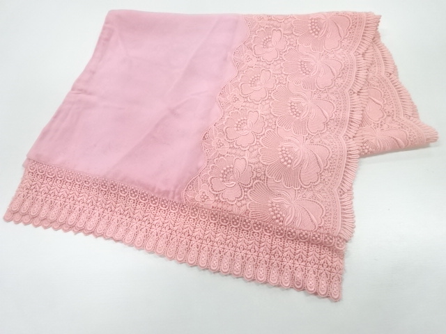 ビロードレース花模様ショール